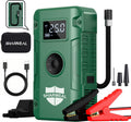 Sharmeal Arrancador de batería de coche de 7000 A, 12 V con compres...