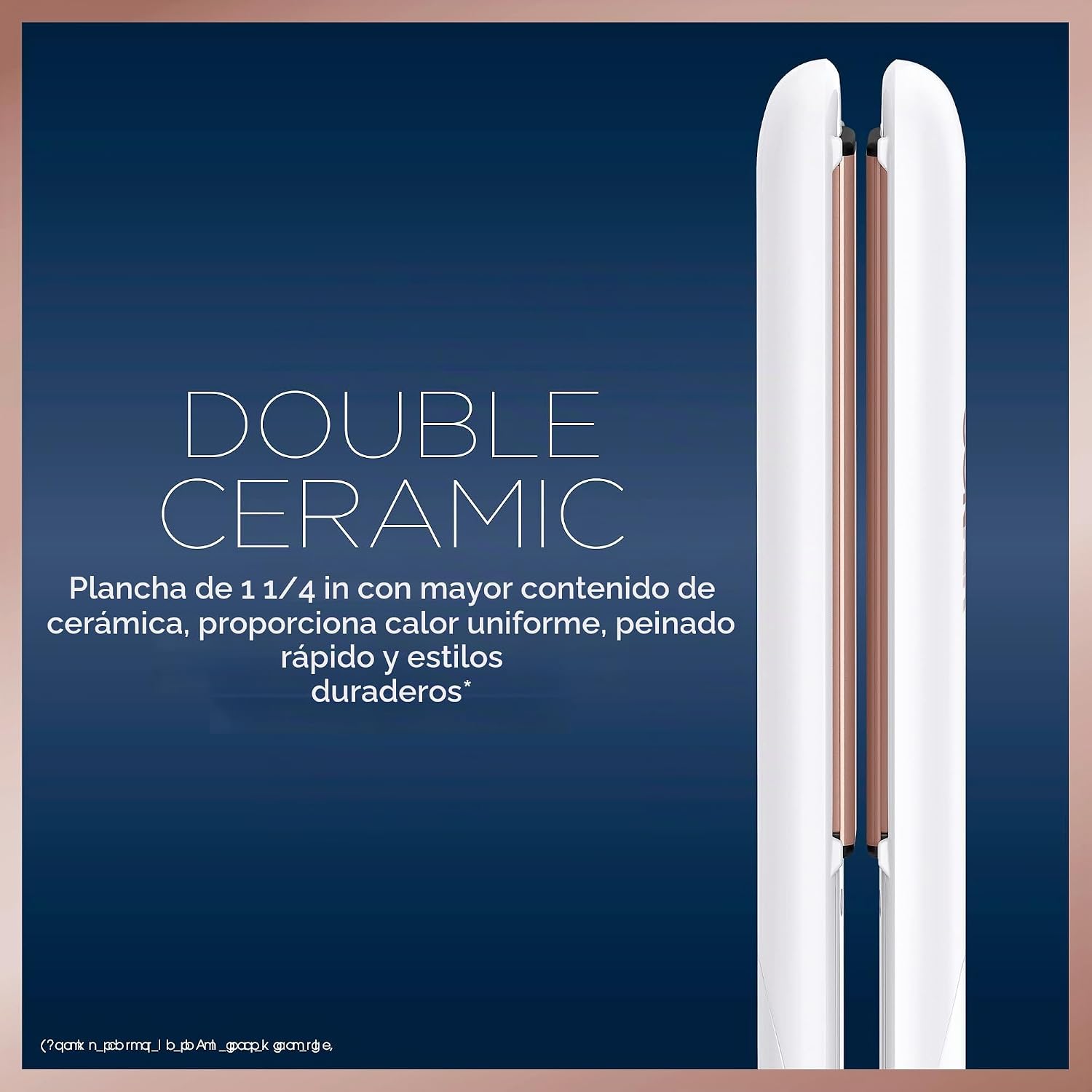 Conair Plancha plana de cerámica doble, plancha de pelo de 1 1\/4 p...