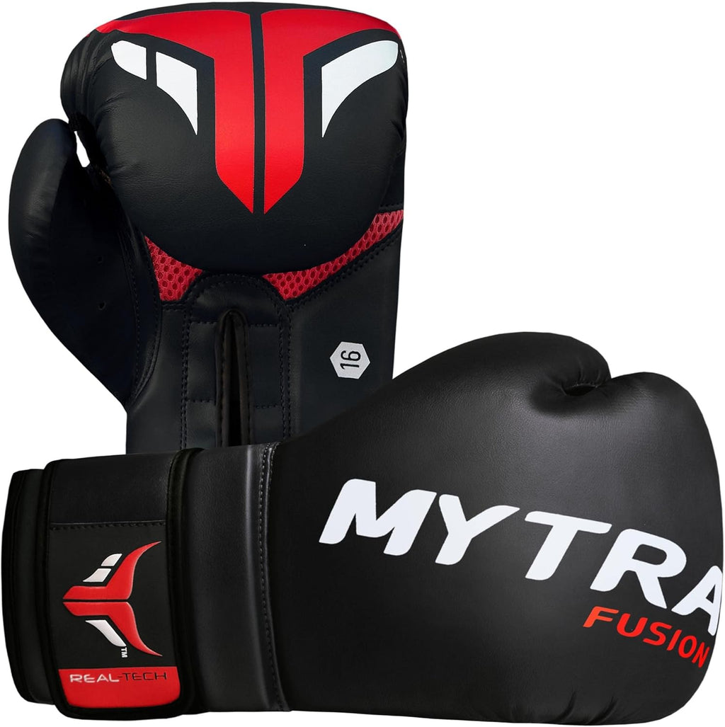 Mytra Fusion Guantes de boxeo Hombres Mujeres Guantes de kickboxing...