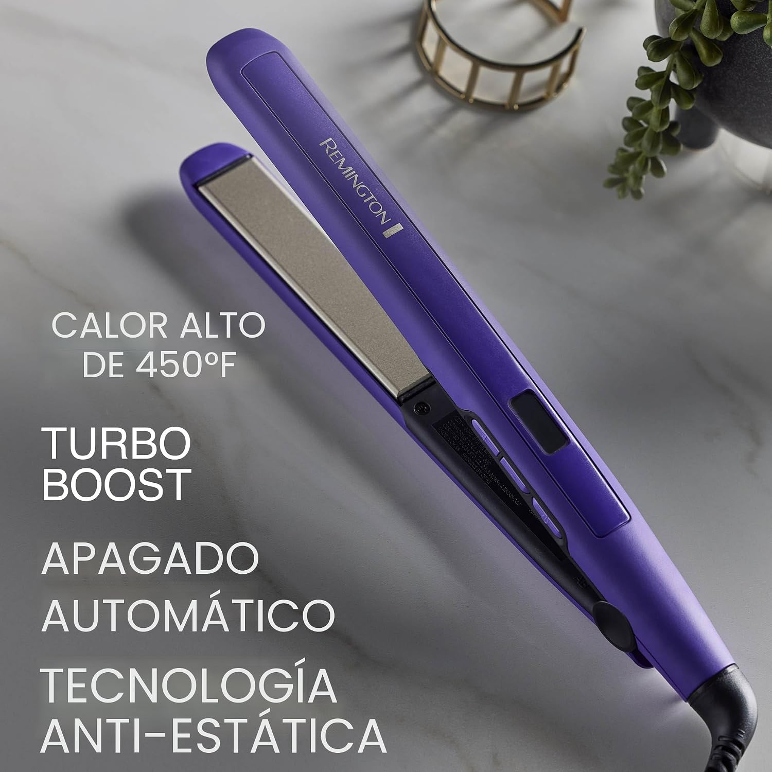 Remington Plancha plana de 1 pulgada, alisador de pelo con tecnolog...