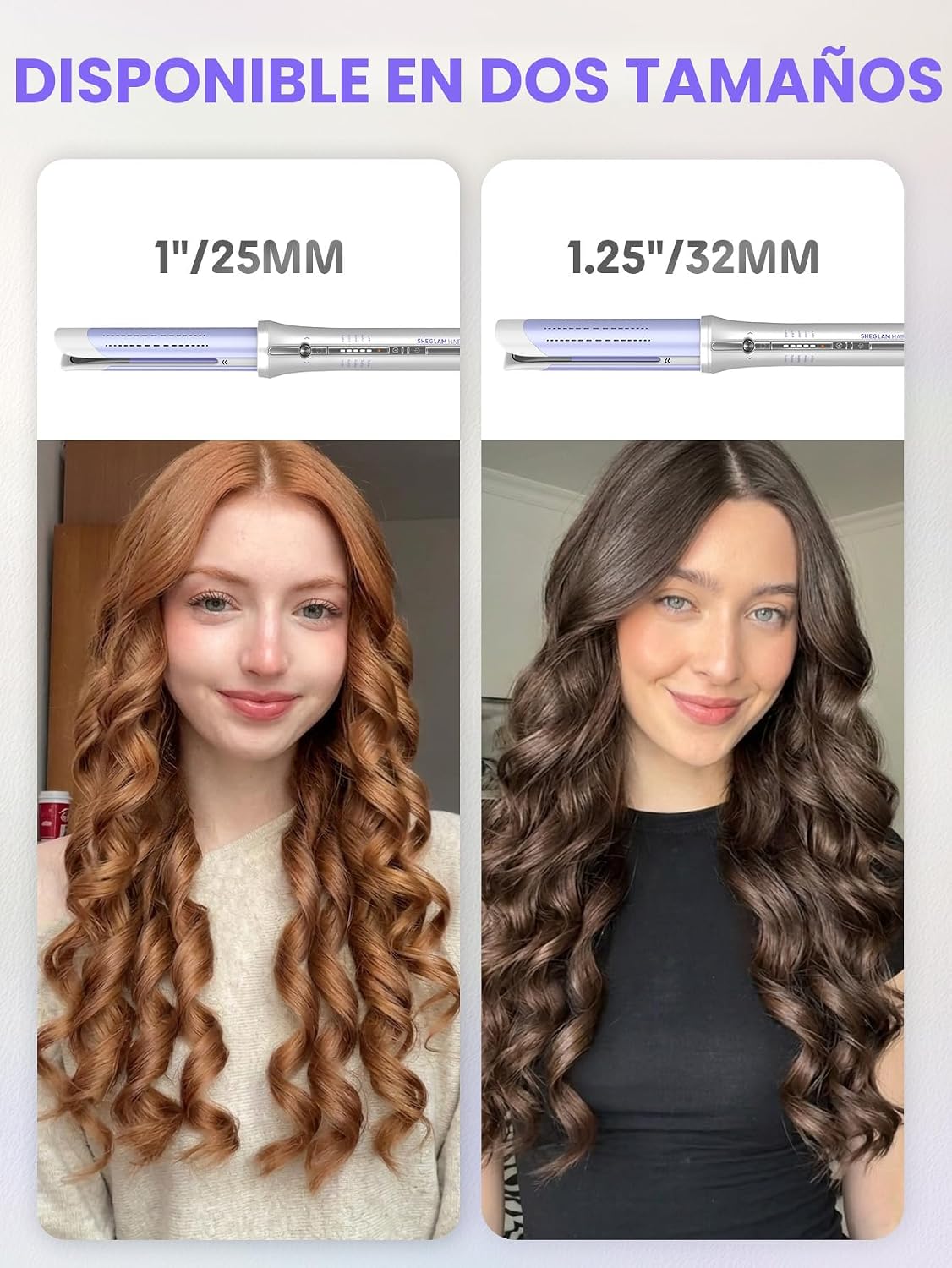 SHEGLAM One Touch Airflow Styler Pro 1.25 pulgadas con rotación aut...