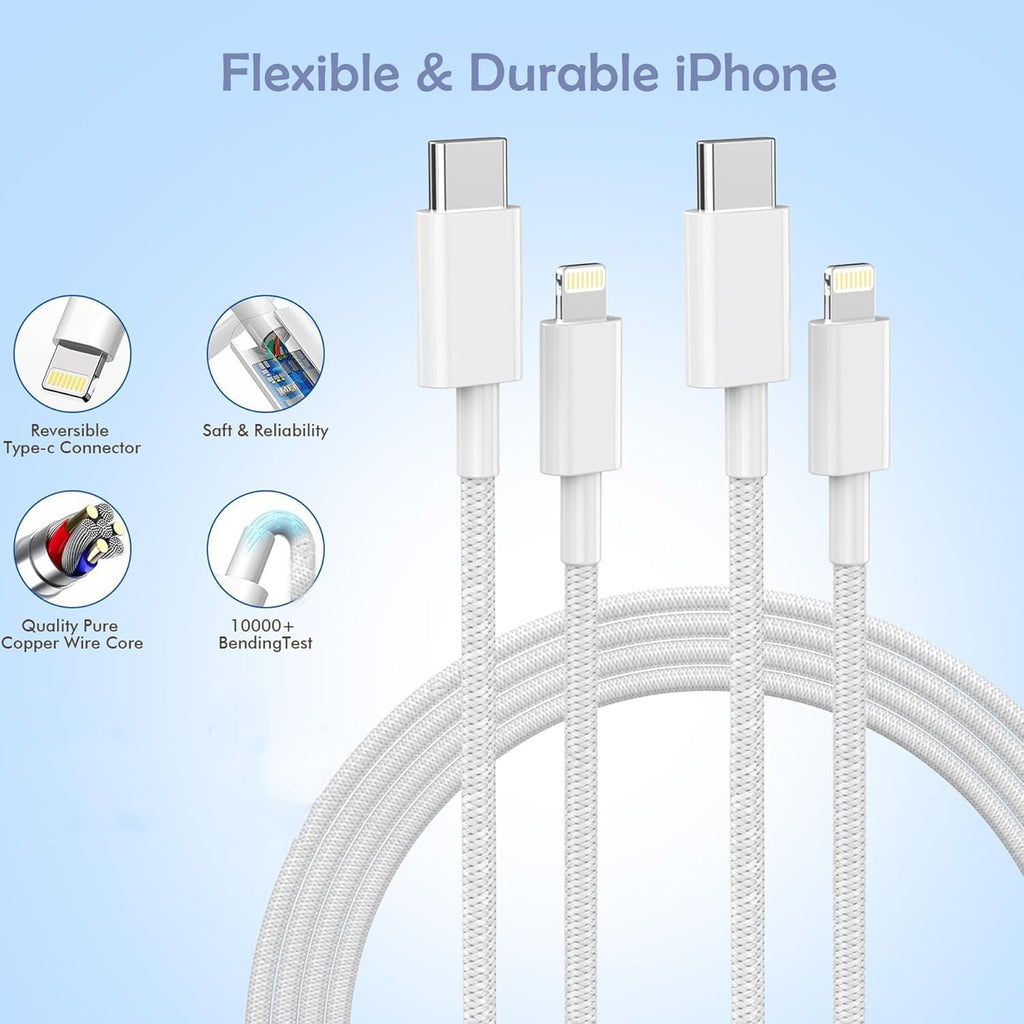 [Certificado Apple MFi] Cargador rápido para iPhone, cargador rápid...