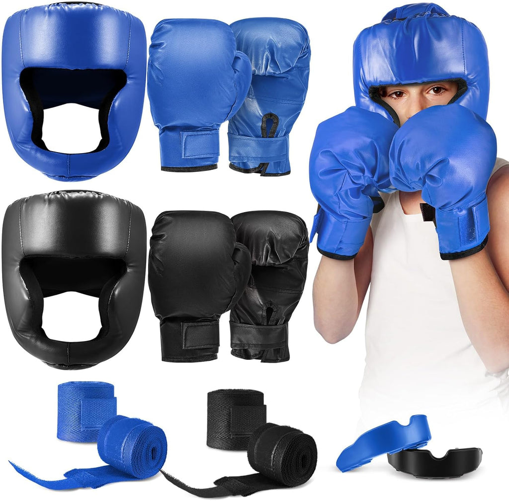 Kanayu Juego de 12 piezas de equipo de boxeo para niños principiant...