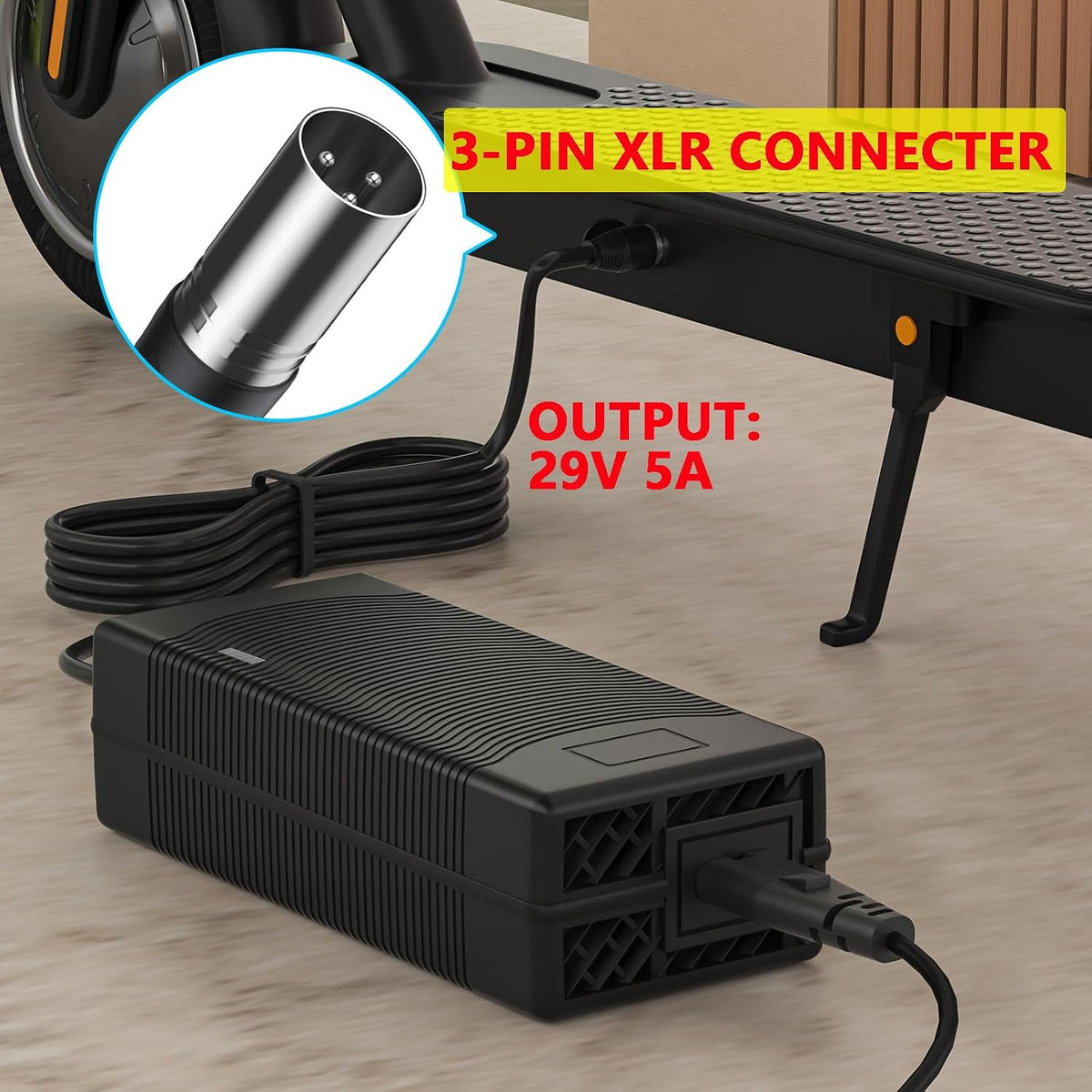 Cargador rápido de 29 V 5 A para batería de plomo ácido de 24 V, ca...
