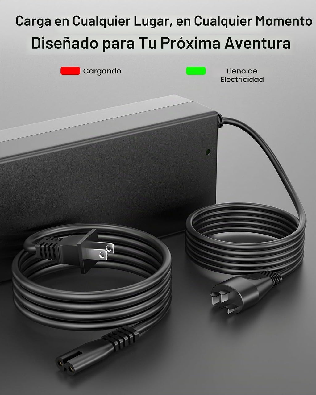 VHBW Cargador de batería 42V 4A para Bosch eBike BES2 BCS220, enchu...