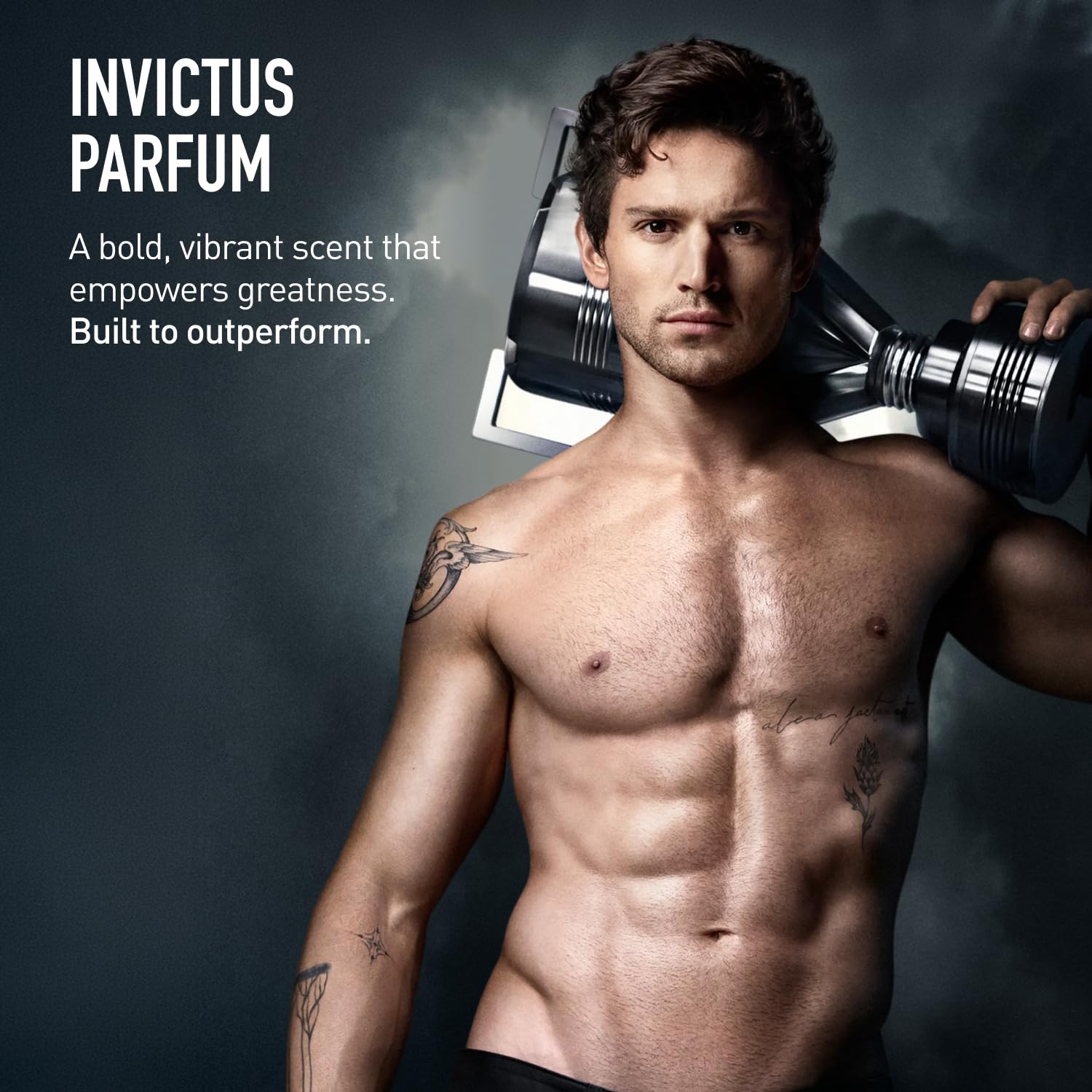 Rabanne Invictus Parfum para hombres - Perfume acuático aromático d...