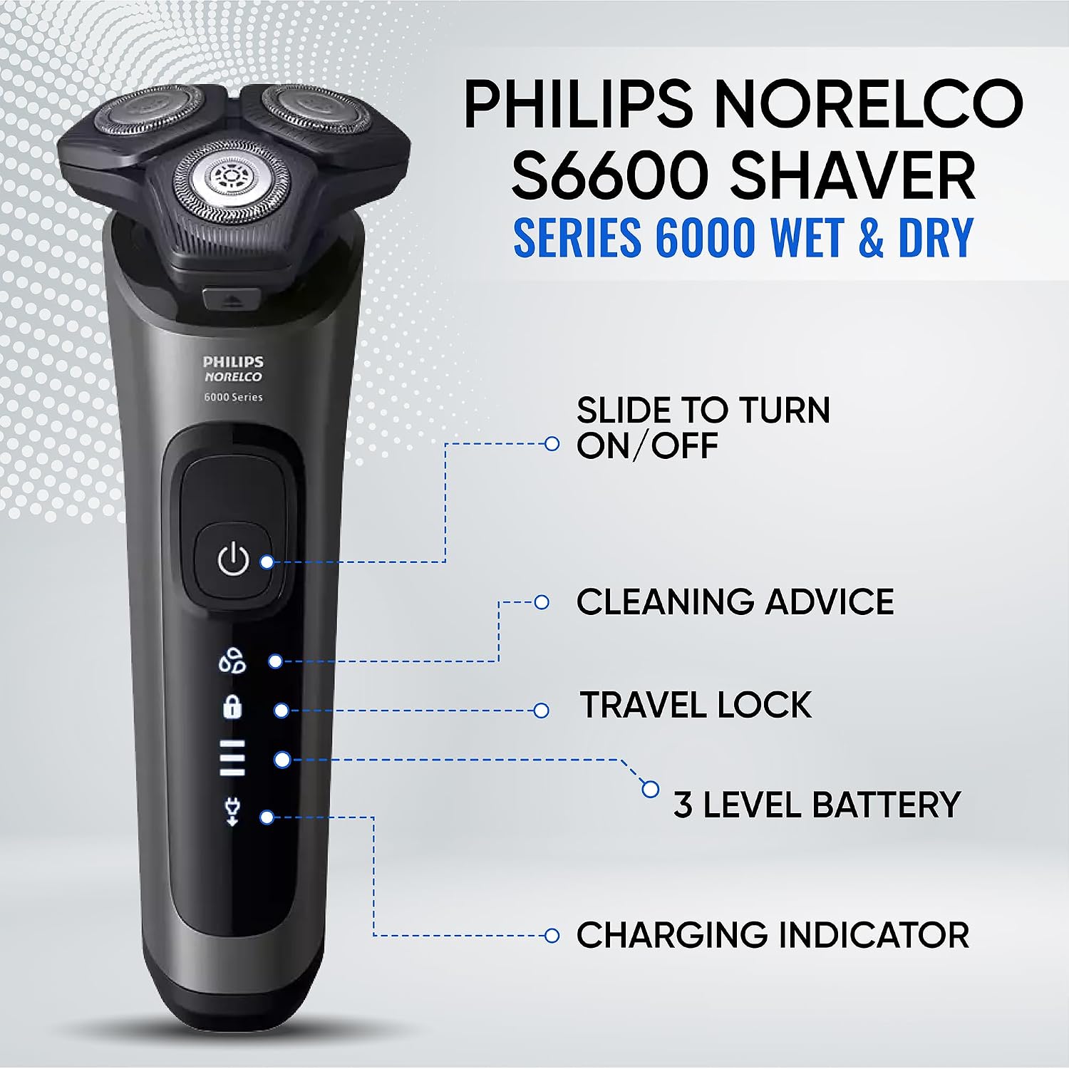 Philips Afeitadoras Eléctricas para Hombres, Afeitadora Eléctrica R...
