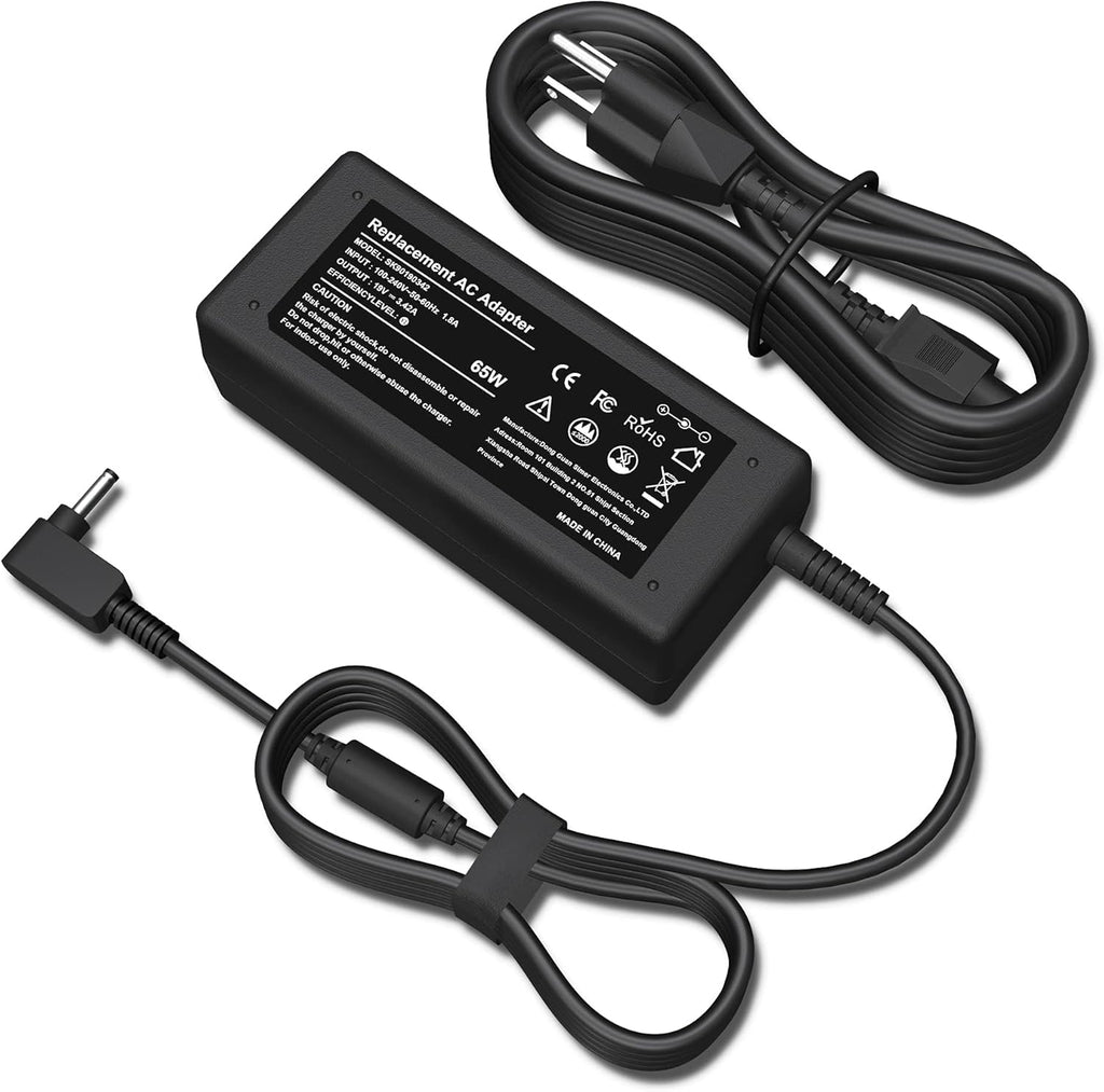 Adaptador de CA de 19V 3.42A 65W Cargador para portátil Acer Chrome...