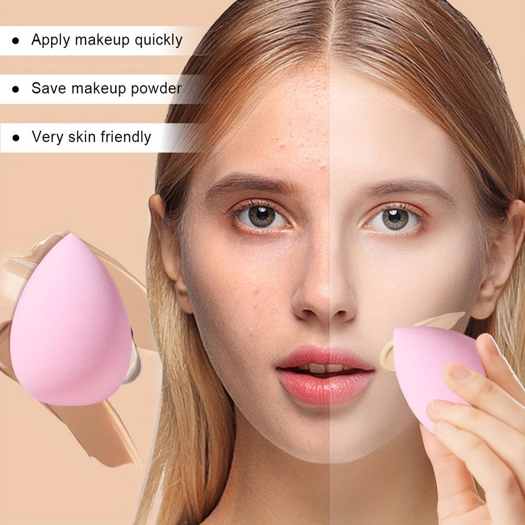HGHDBT Juego de 70 brochas de maquillaje rosadas, kit de maquillaje...