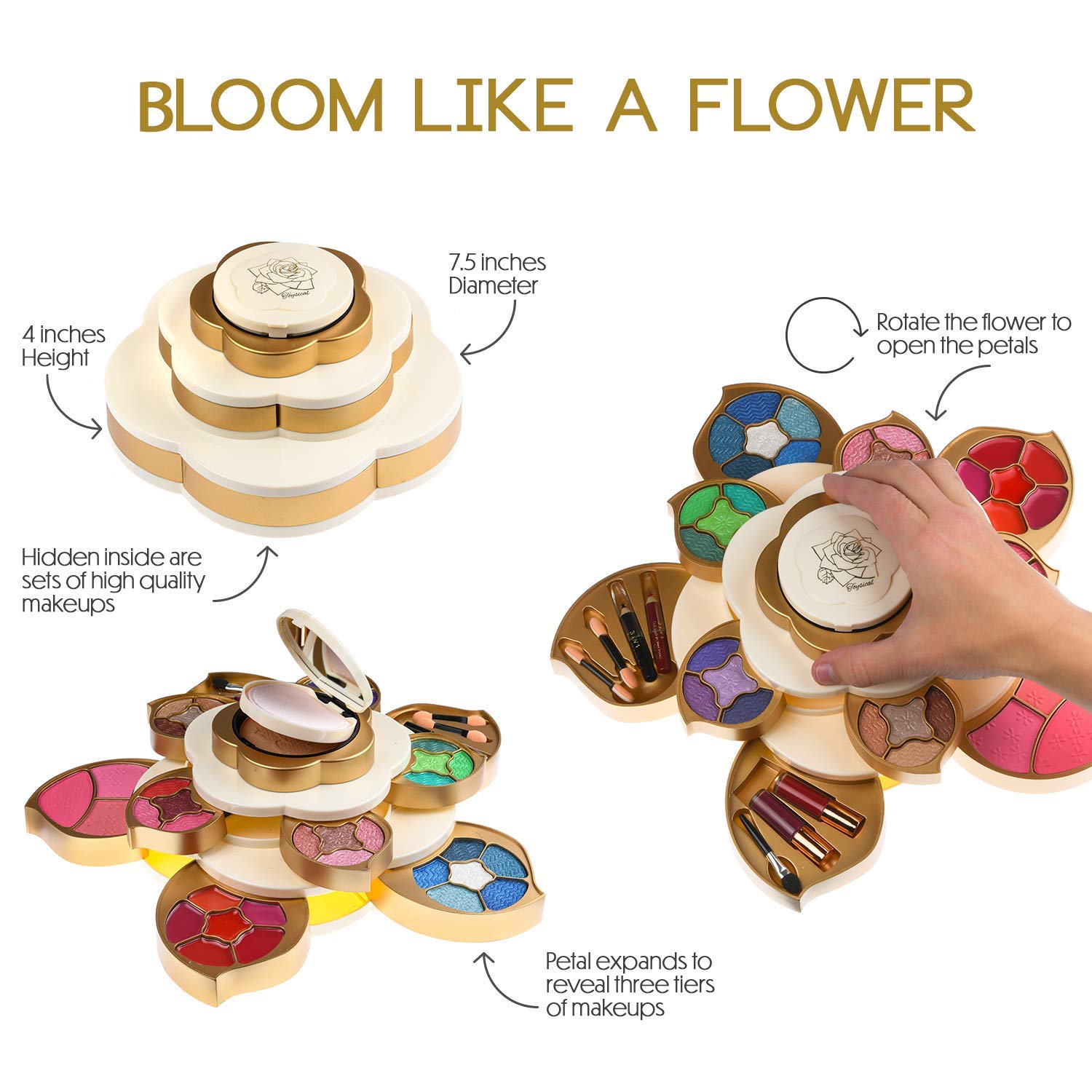 CoralBeau Kit de maquillaje todo en uno para adolescentes y mujeres...