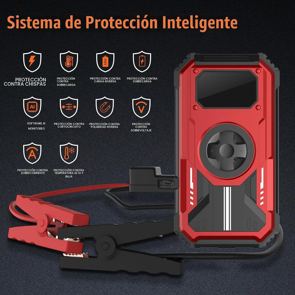 Eigotrav PD-270 6000A Arrancador de salto con compresor de aire, 15...