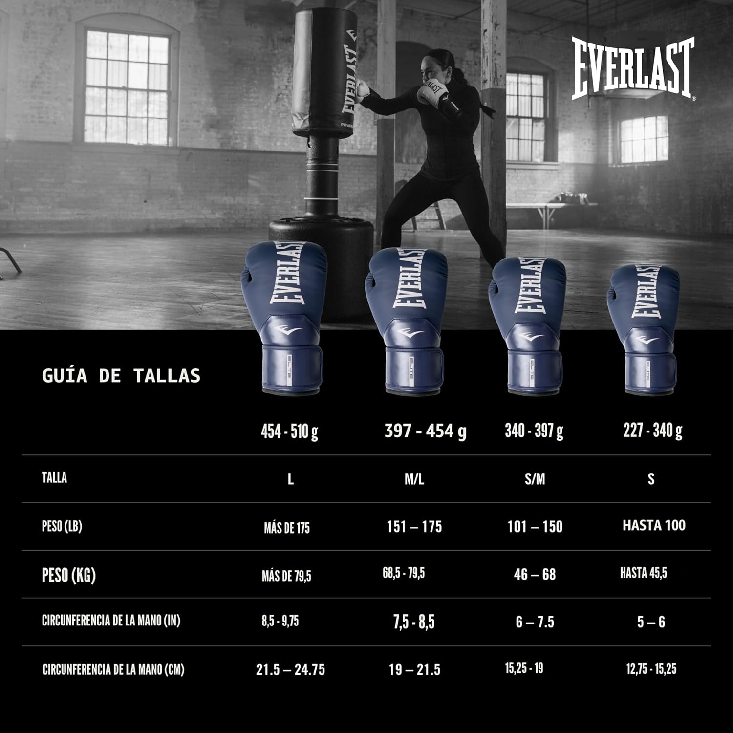 Everlast Guantes de boxeo Elite 2