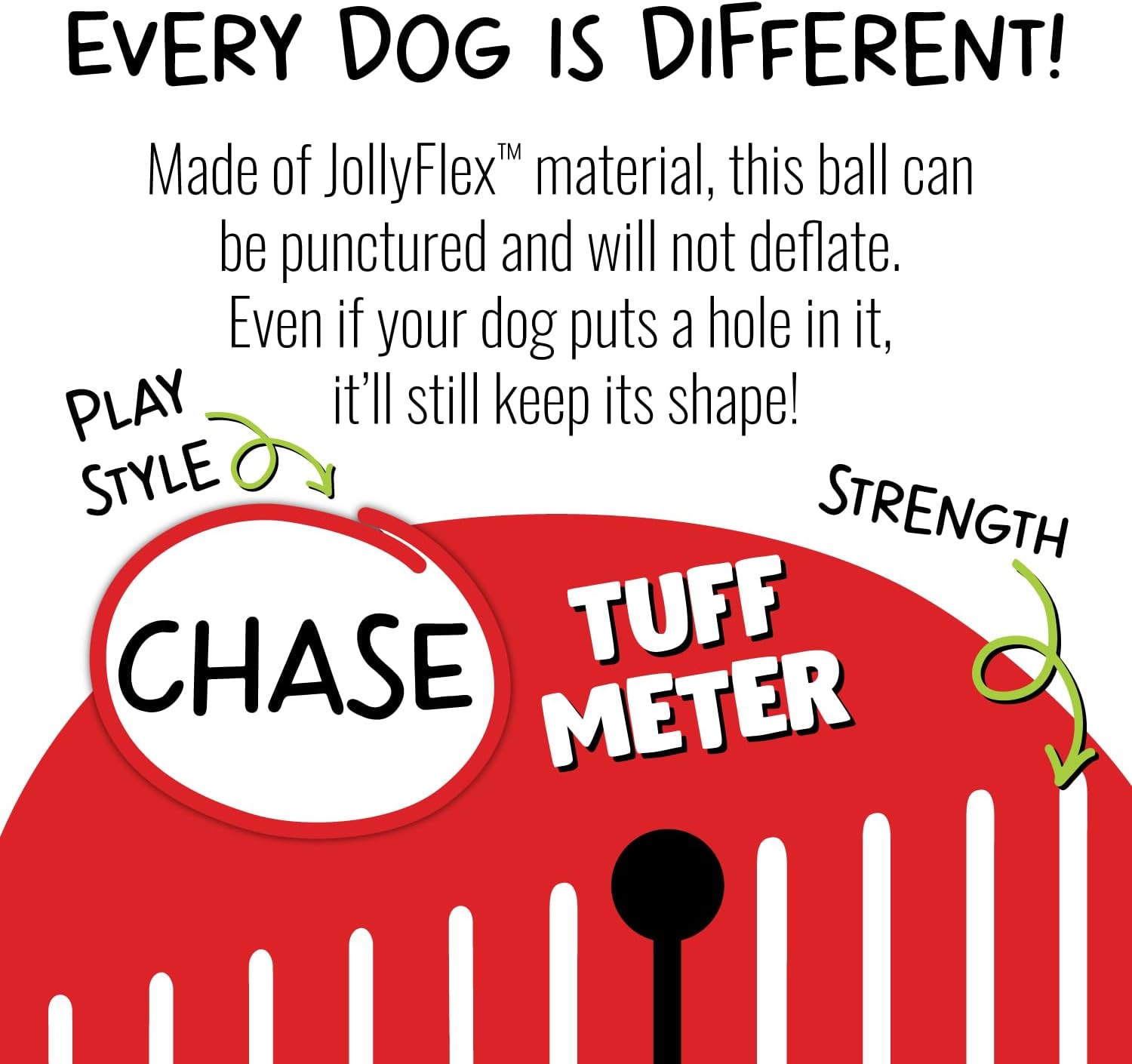 Juguete para perros Jolly Pets de gran pelota de fútbol flotante y...