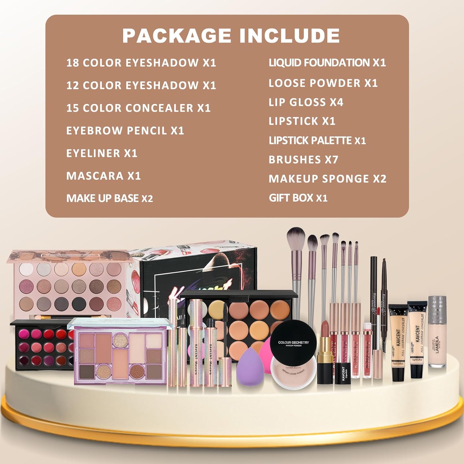 Kit de maquillaje para adolescentes, kits de maquillaje para mujere...