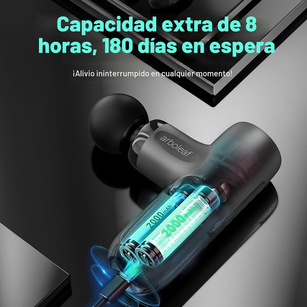 arboleaf Mini pistola de masaje de tejido profundo, masajeador musc...