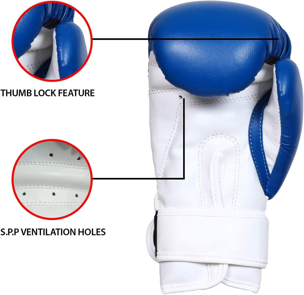 Guantes de boxeo WFX para niños, para artes marciales, guantes de s...