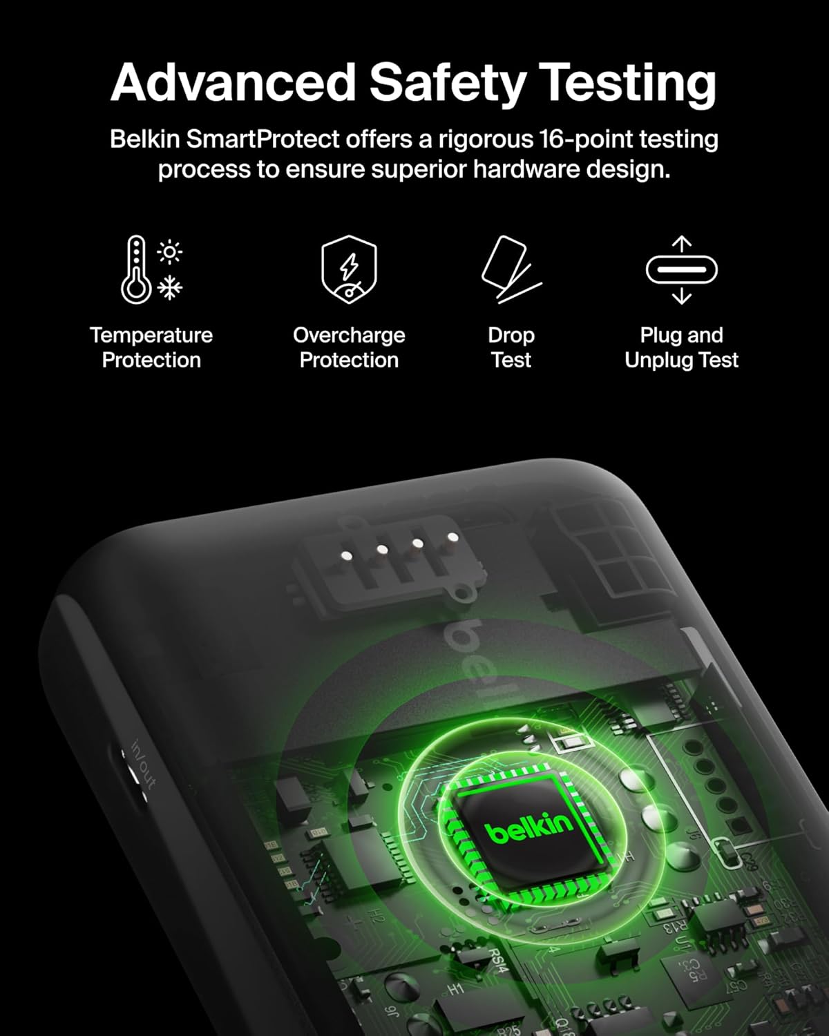 Belkin Cargador portátil, banco de energía USB C de 20000 mAh con 1...