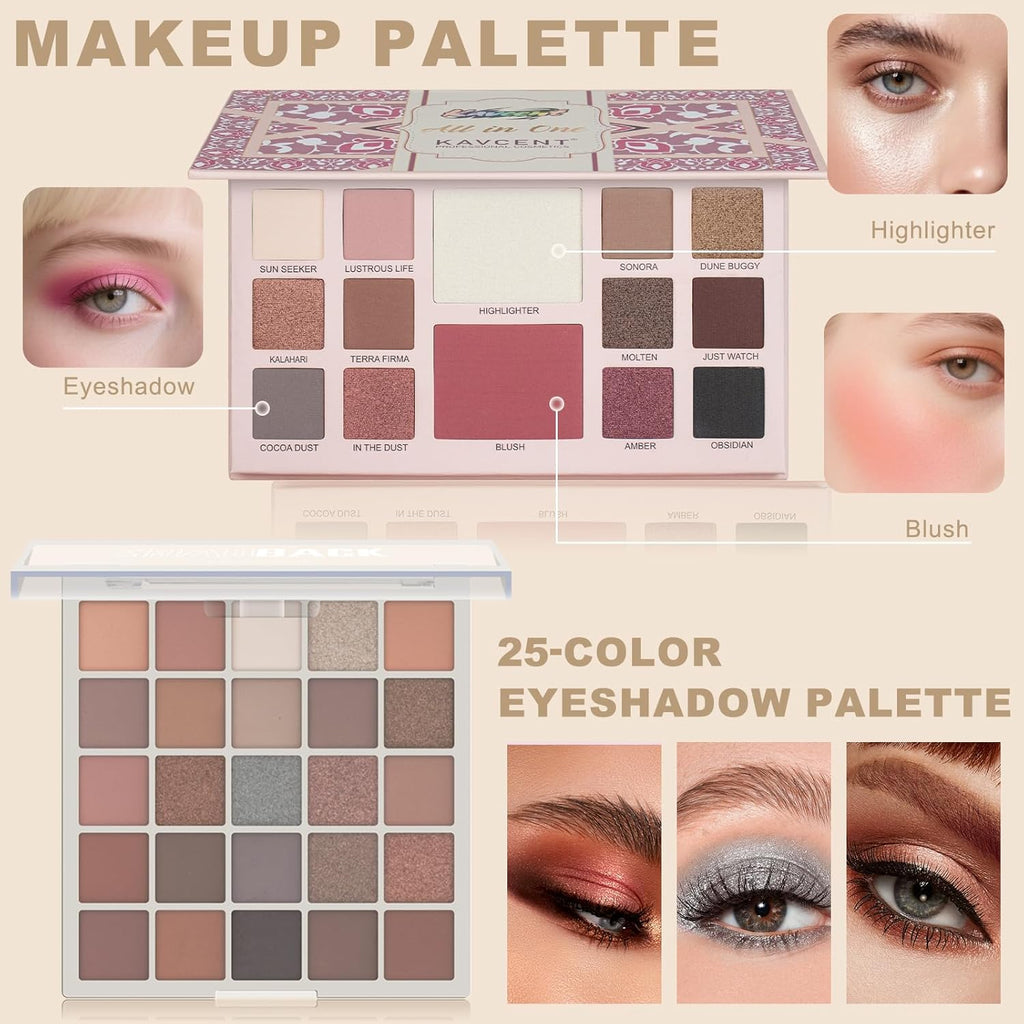 Kit de maquillaje para adolescentes, kit de maquillaje para mujeres...