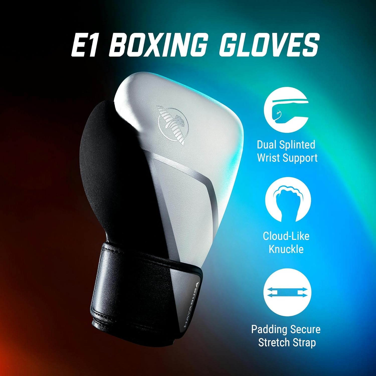 Hayabusa E1 - Guantes de boxeo para hombres y mujeres
