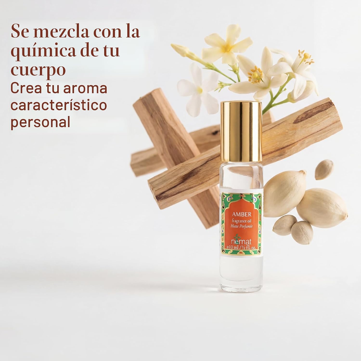 Nemat International Aceite de perfume ámbar Roll-On \u2013 Perfume...