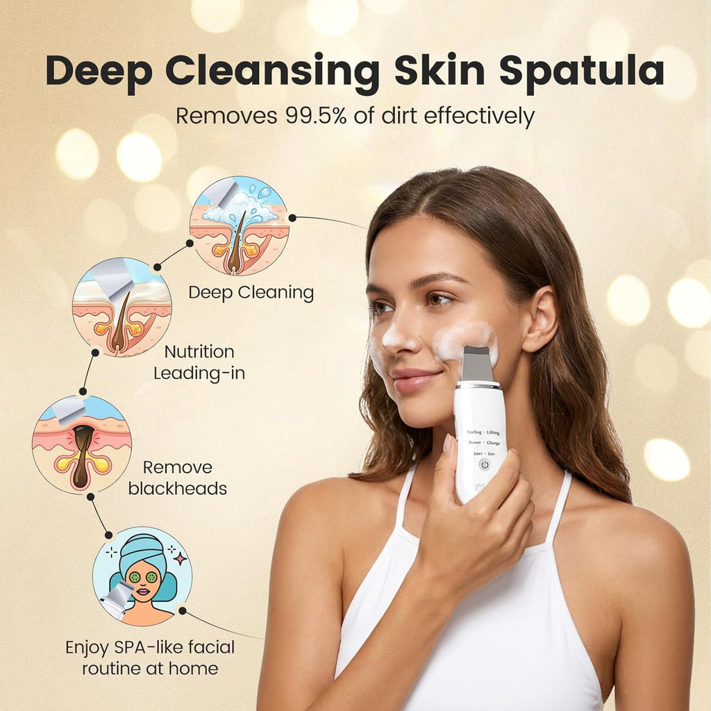Rika Herramientas para el cuidado de la piel, espátula facial imper...
