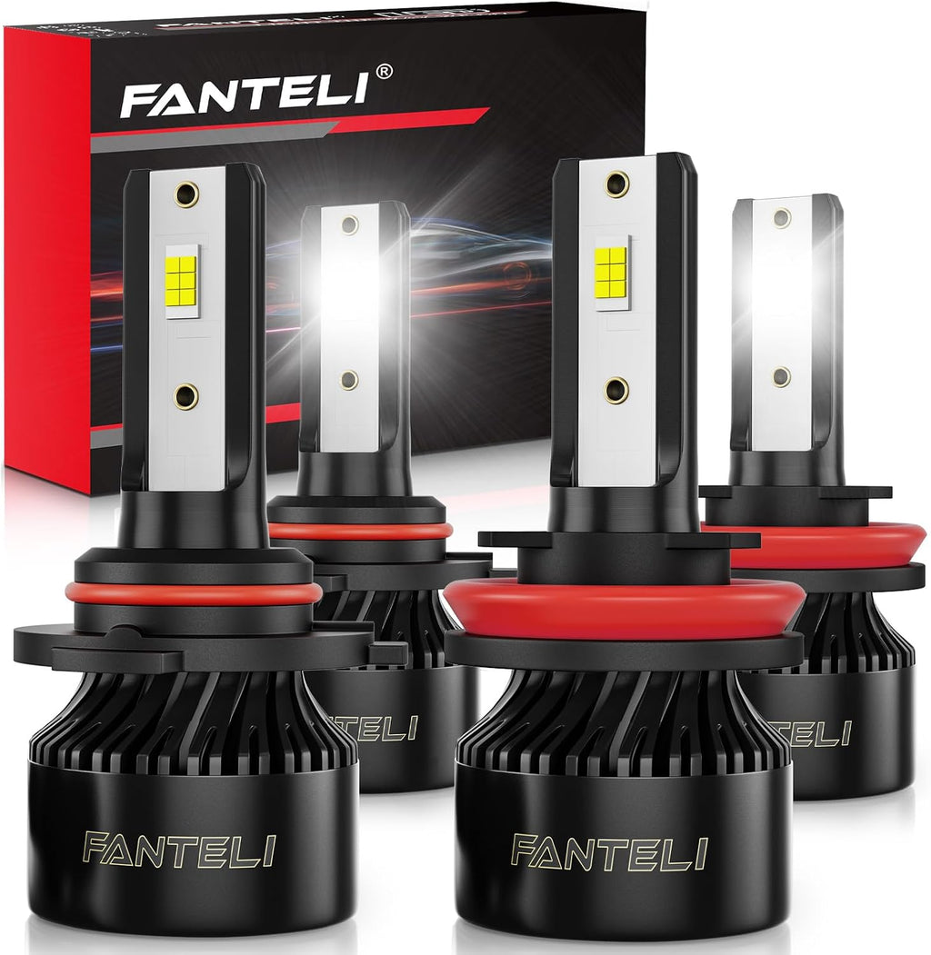FANTELI 𝖧𝟣𝟣\/𝖧𝟫\/𝖧𝟪 𝟫𝟢𝟧\/𝖧𝖡𝟥 Bombillas Combo 6500K Blanco Frío 4000...