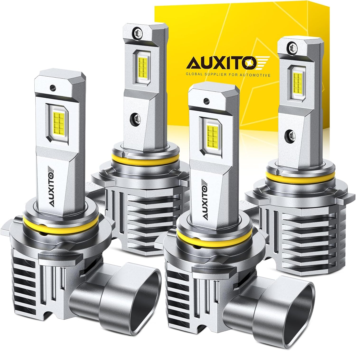 AUXITO 9005\/9006 Bombilla LED HB3\/HB4, 180.000LM Blanco más brill...