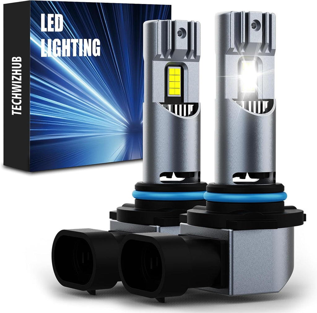 TechWizHub Bombillas LED 9006\/HB4, 600% súper brillantes 24000LM 6...