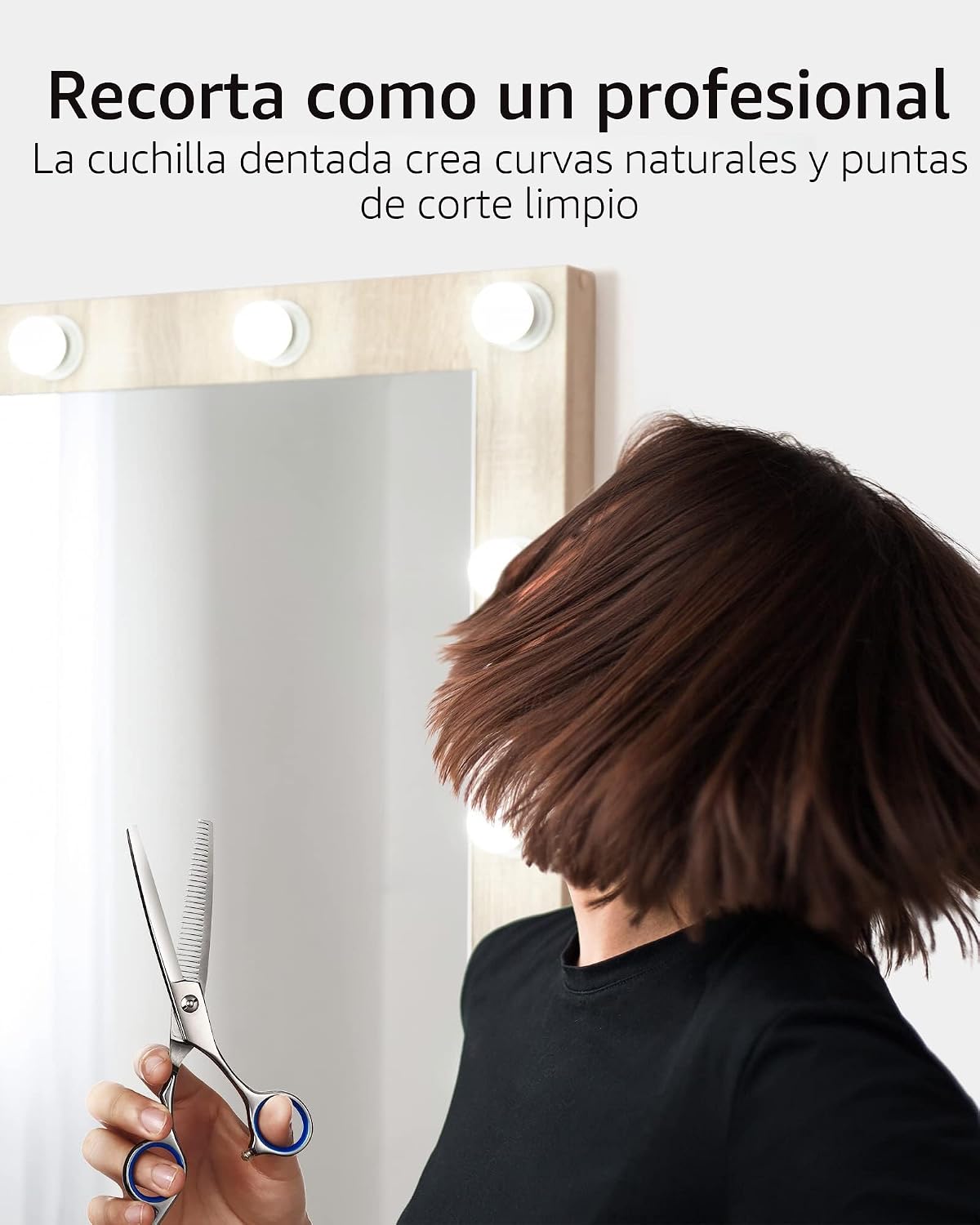 ULG Tijeras de corte de pelo, tijeras de barbería profesional, tije...