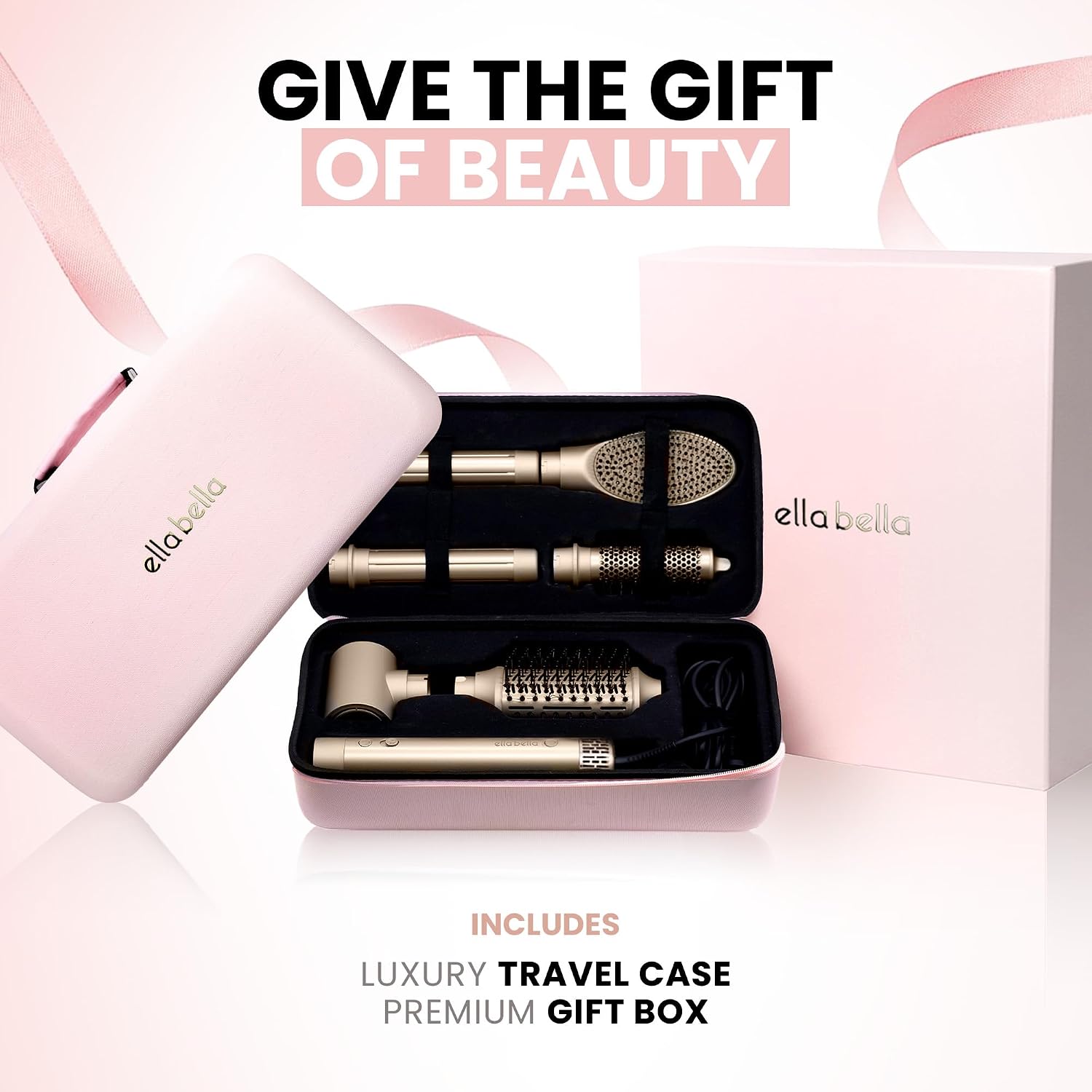 ELLA BELLA® Estilizador profesional de aire caliente 6 en 1 \u2022...