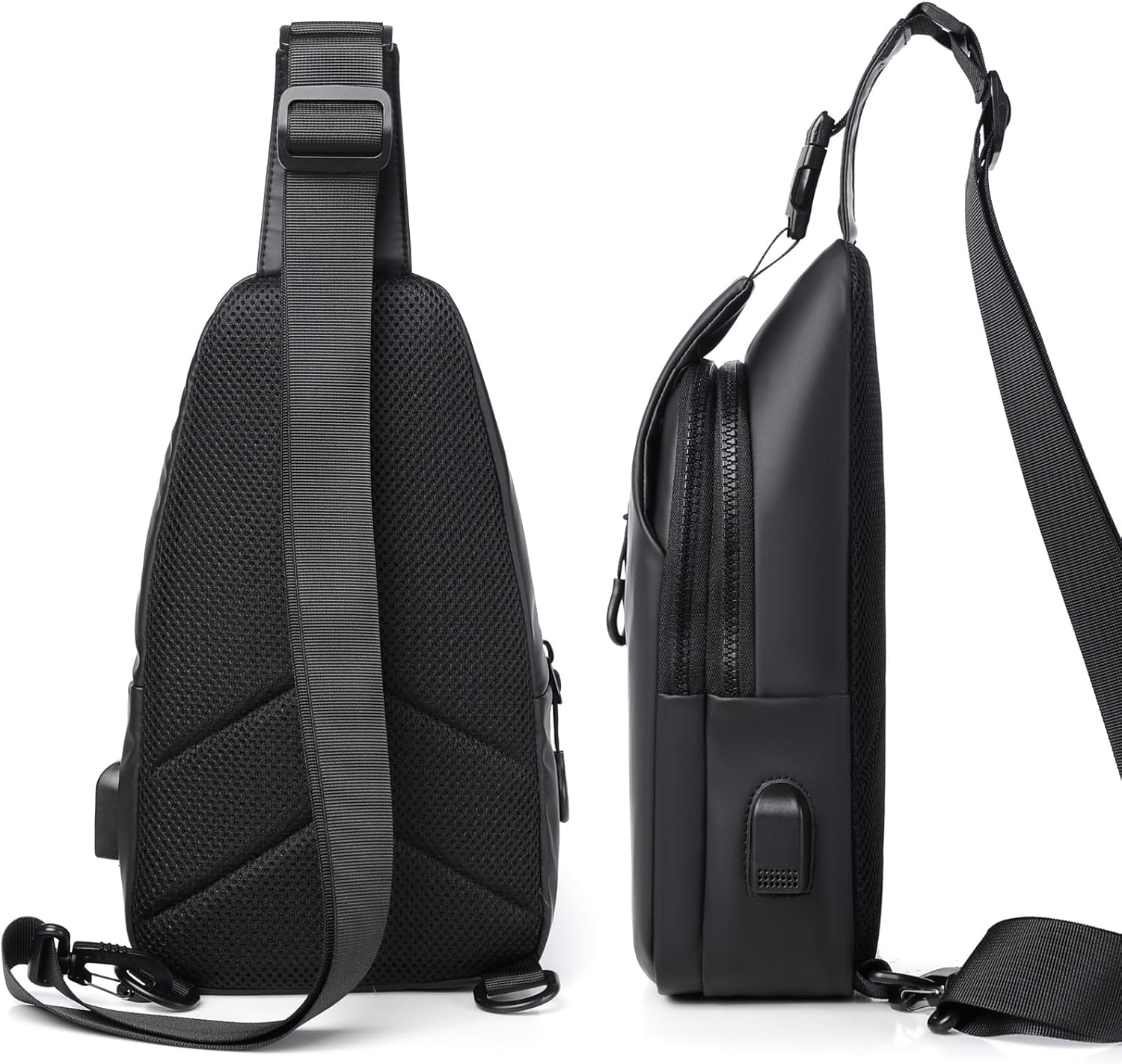 DAYELIVE Bolso bandolera impermeable para hombre, bolso cruzado de...