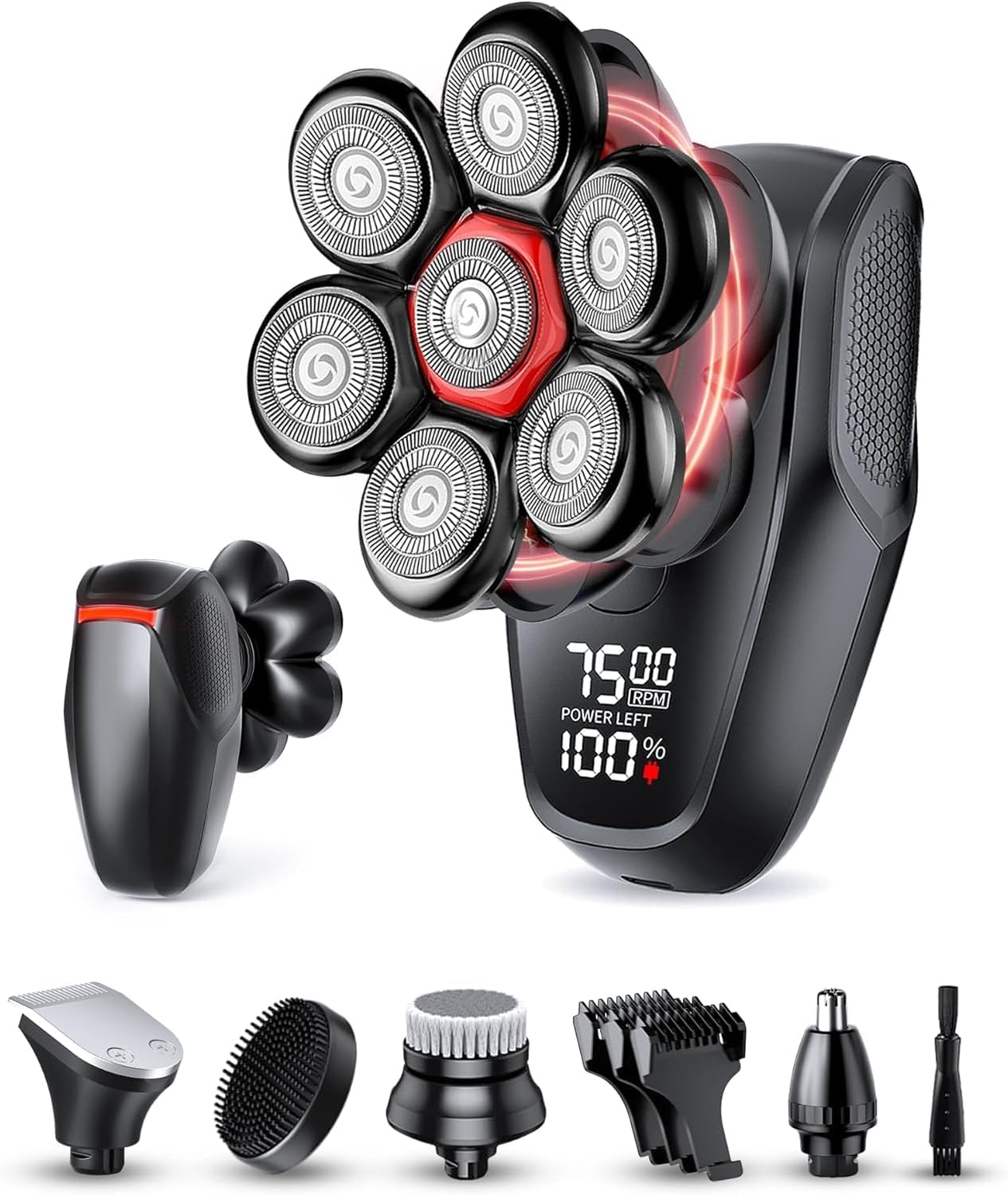 MALEGEBAZ Afeitadoras de cabeza para hombres calvos, kit de aseo 5...