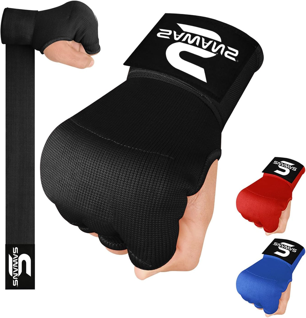SAWANS Guantes interiores de boxeo para protección de manos, correa...