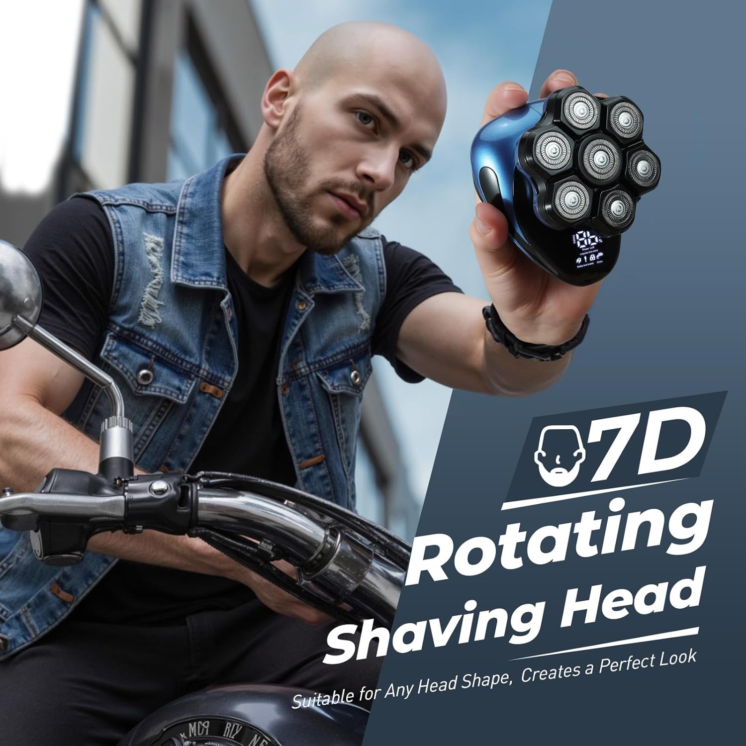 Xcdgiogw Afeitadoras de cabeza para hombres calvos: afeitadoras de...