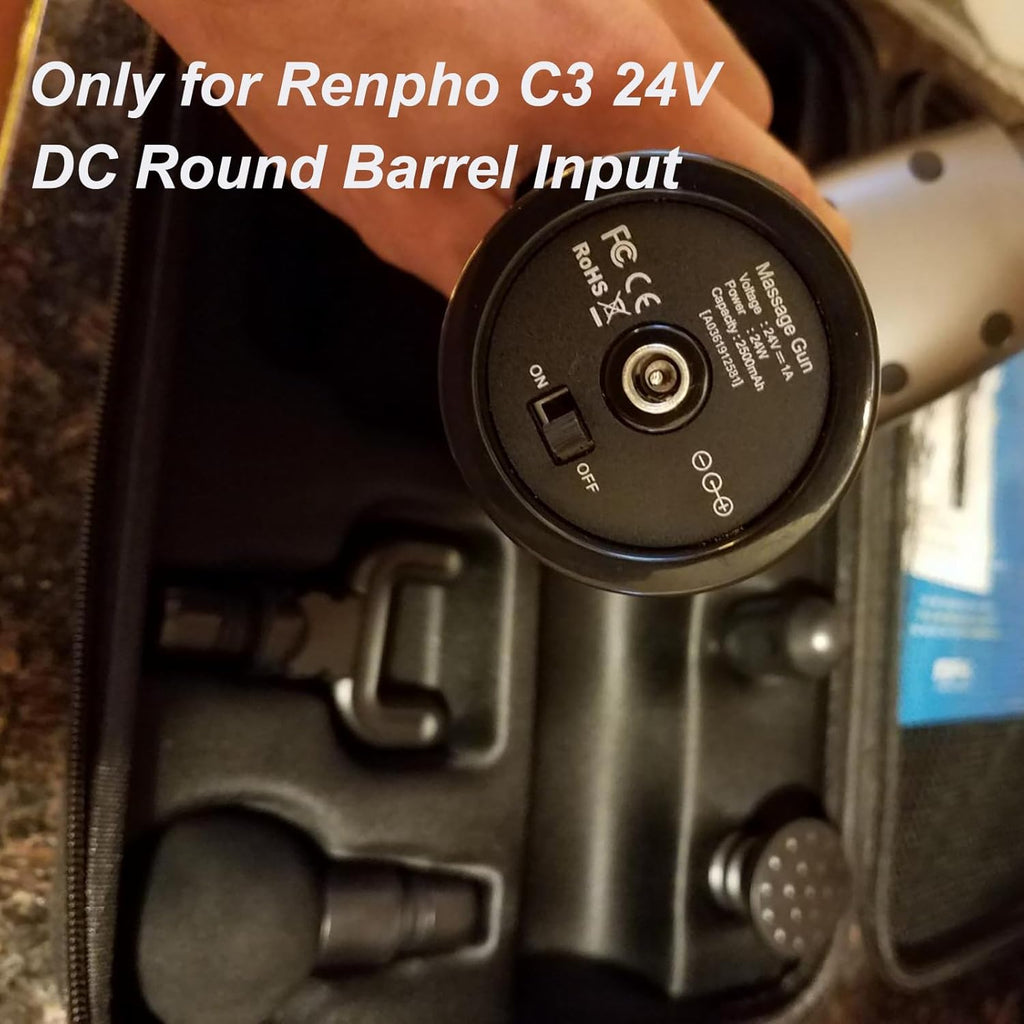 LEFXMOPHY MX24W1-2401000U Cargador para RENPHO C3 RF-GM168 Pistola...