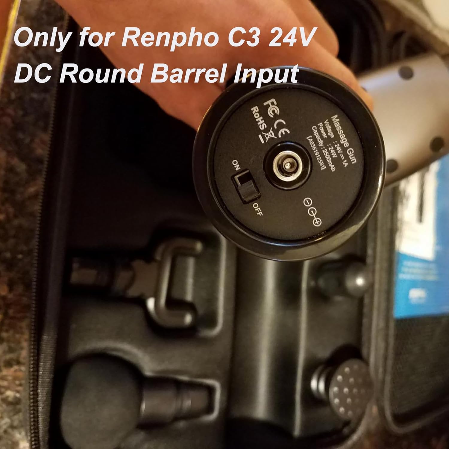 LEFXMOPHY MX24W1-2401000U Cargador para RENPHO C3 RF-GM168 Pistola...