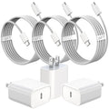 Cargador para iPhone 17, 16, 15, carga rápida, 20 W, tipo C, carga...