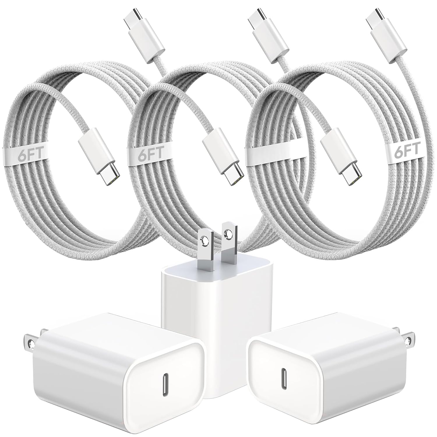 Cargador para iPhone 17, 16, 15, carga rápida, 20 W, tipo C, carga...