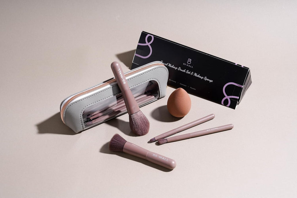 BS-MALL - Juego de 14 brochas de maquillaje con 1 esponja de maquil...