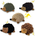 Chongqile Juguetes de peluche para perros, paquete de 5, erizo chir...