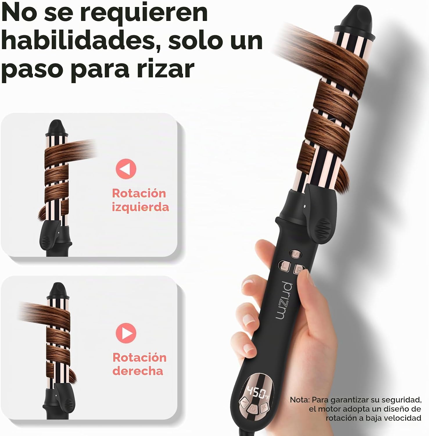 Prizm Rizador automático de 1.25 pulgadas\/1.260 in para rizador gr...
