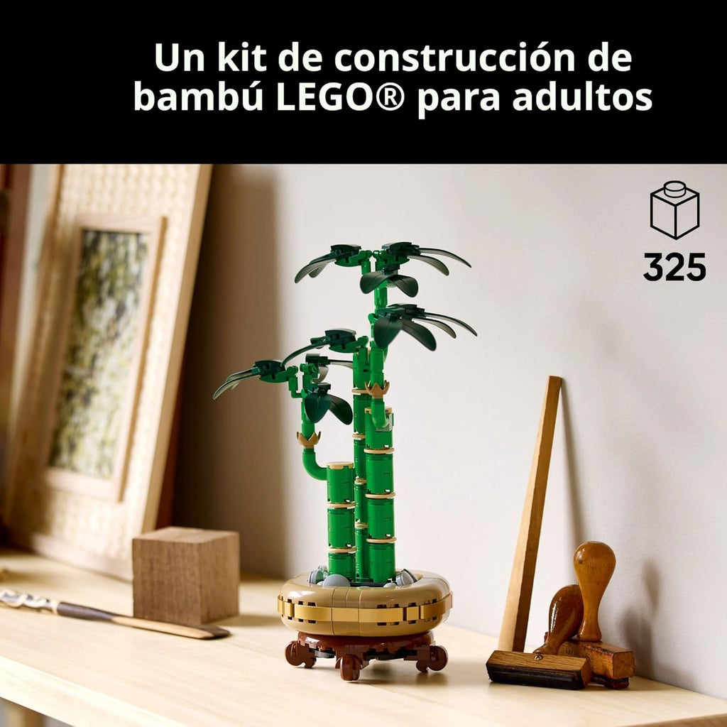 LEGO Botanicals Lucky Bamboo Building Set \u2013 Planta artificial...