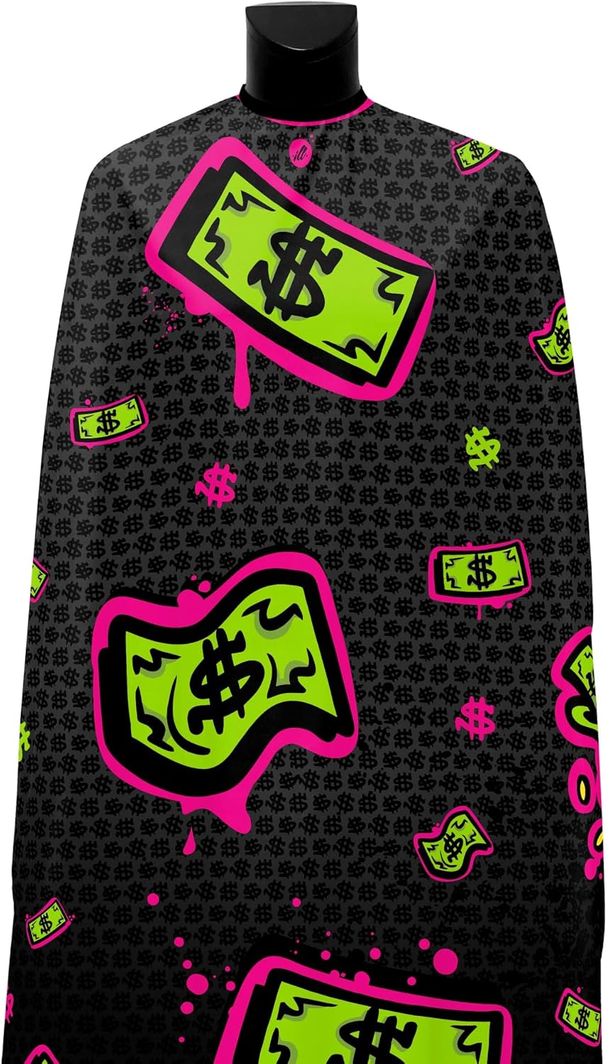 Illuzien Big Money PRO - Capa de peluquería para cortar el cabello,...