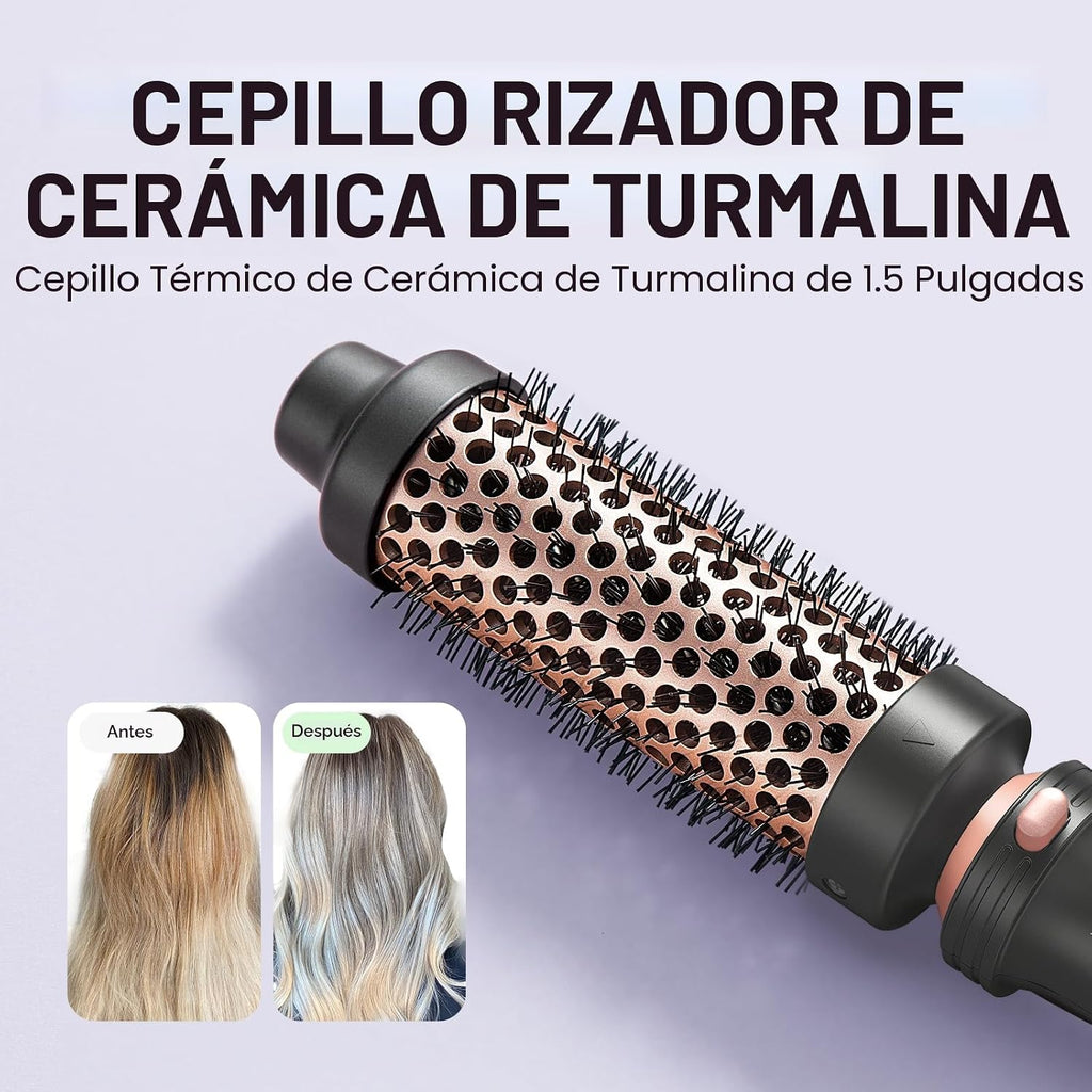 Wavytalk Juego de rizadores 5 en 1, juego de rizadores de doble vol...