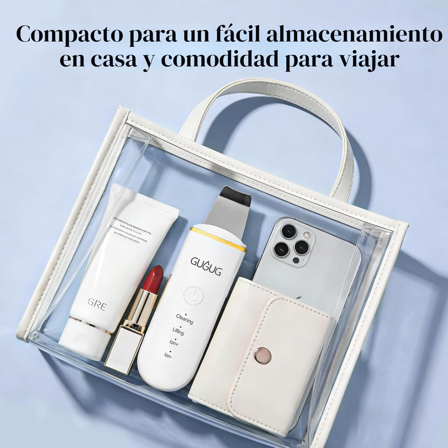GUGUG - Espátula para exfoliar la piel, espátula facial, limpiador...