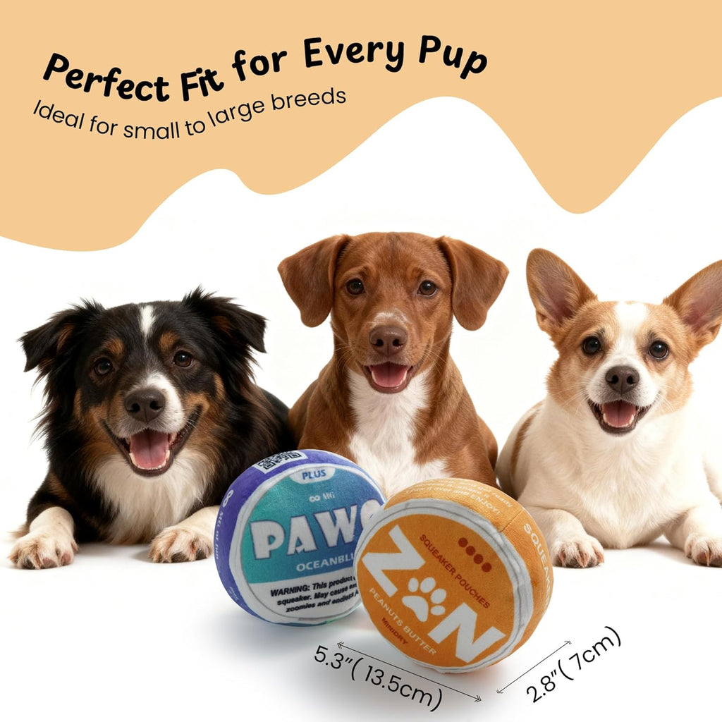 Nocciola PAWO - Divertido juguete para perros con chirriante y arru...