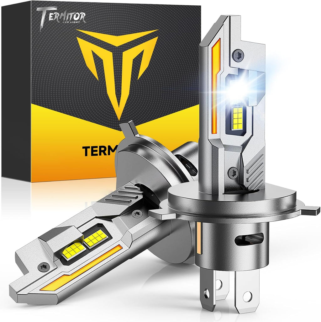 Termitor Bombillas H4\/9003\/HB2, 120,000 lm 18X Ultra brillo, paqu...