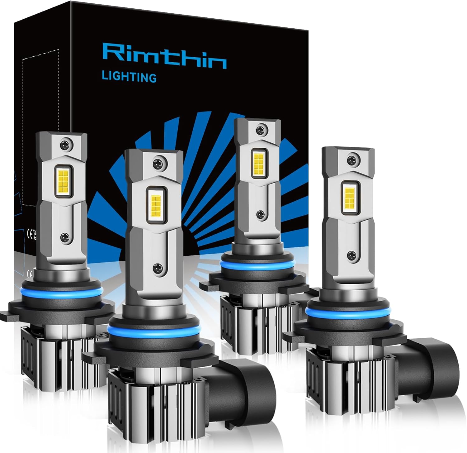 rimthin Luz antiniebla 9005 9006, bombillas antiniebla blancas fría...