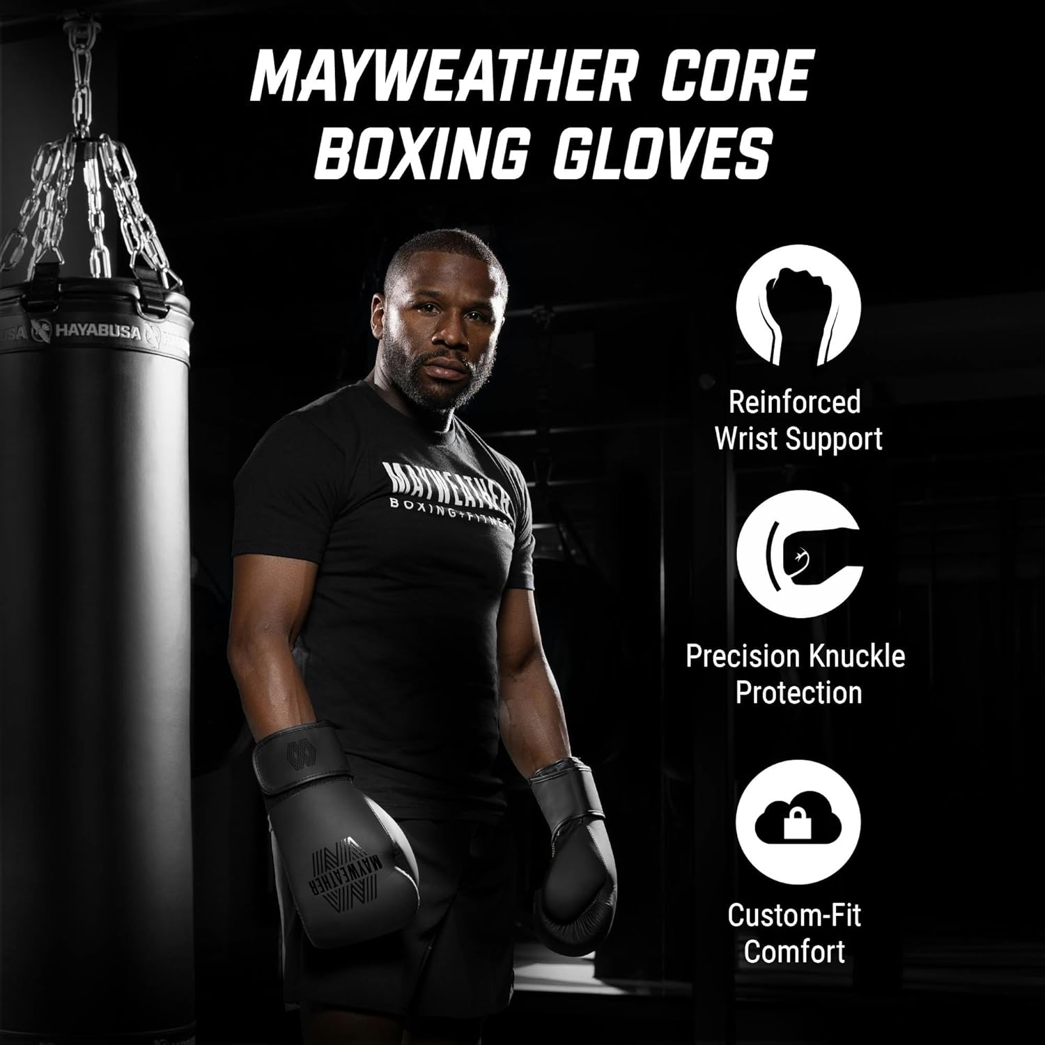 Mayweather Core - Guantes de boxeo para hombres y mujeres, guantes...