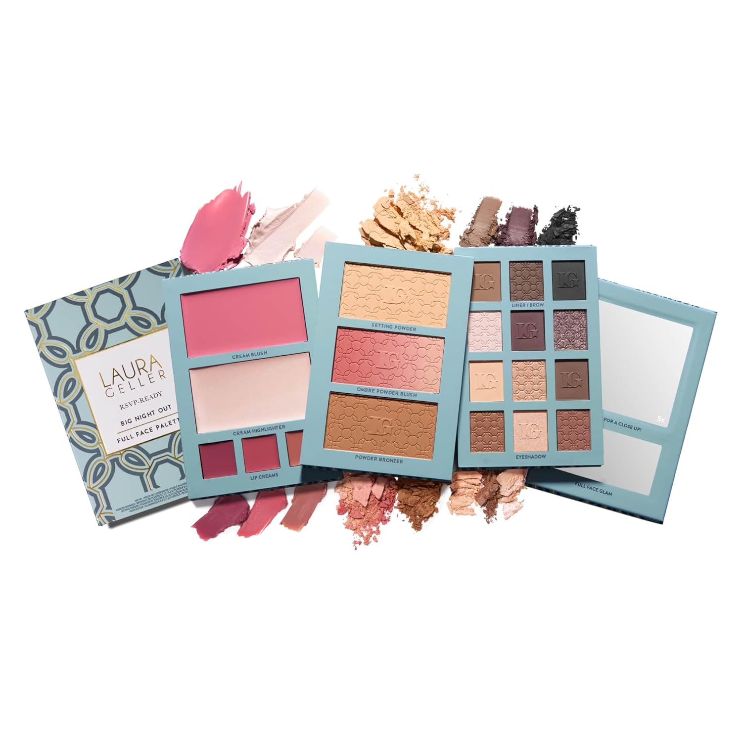 LAURA GELLER NEW YORK Paleta de maquillaje de viaje de cara complet...